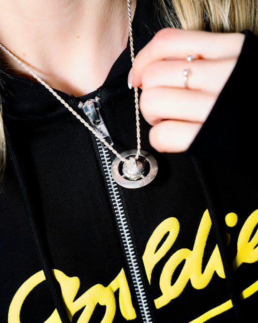 GOLDIES „BURGER ORB“ HALSKETTE (EDELSTAHL)